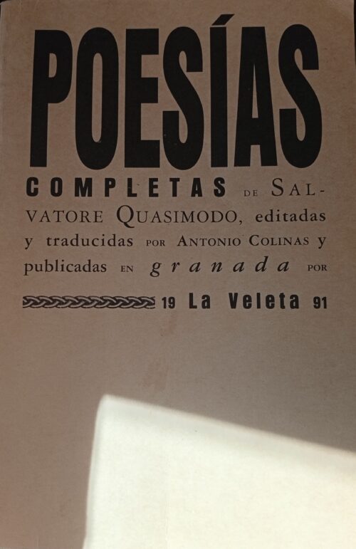 Poesias Completas de Salvatore Quasimodo